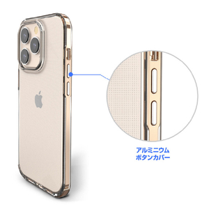 motomo iPhone 14 Pro用ケース INO Achrome Shield Strap Case マットベージュ MT24290I14PBG-イメージ9