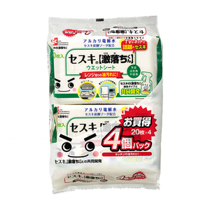 レック セスキの激落ちくんシート キッチン用4P ｾｽｷﾉｹﾞｷｵﾁｸﾝｼ-ﾄ ｷﾂﾁﾝﾖｳ4P-イメージ1