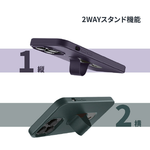 momo stick iPhone 15用Mag Grip フラットケース ブラック MMS25297I15-イメージ8