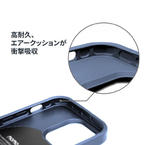 momo stick iPhone 15用Mag Grip フラットケース ブラック MMS25297I15-イメージ9