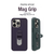 momo stick iPhone 15用Mag Grip フラットケース ブラック MMS25297I15-イメージ2