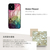 ikins iPhone 12 Pro Max用天然貝ケース Water flower I19298I12PM-イメージ3