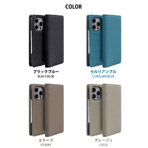 ABBI SIGNATURE iPhone 16 Pro用シュランケンカーフ MagSafe対応ダイアリーケース エトープ ABS27299I16PR-イメージ14