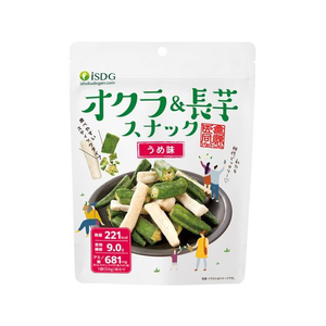 医食同源 オクラ&長芋スナック うめ味 50g FC289PC-イメージ1