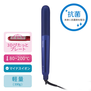 テスコム マイナスイオン ヘアーアイロン ione ネイビー TS430A-P-イメージ2