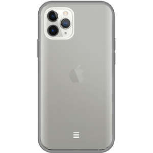 グルマンディーズ iPhone 13 mini用耐衝撃ケース IIIIfit Clear スモーク IFT-89SK-イメージ1