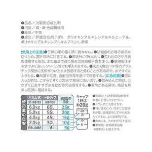 ＮＳファーファジャパン NSファーファJ/ファーファ フリー&超コン液体洗剤無香料 本体500g FCB9809-イメージ2