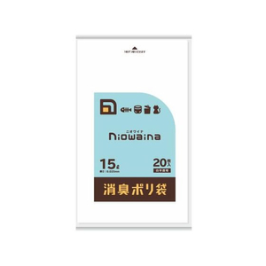 日本サニパック ニオワイナ消臭袋 白半透明 20枚 FCT9800-375543-イメージ1