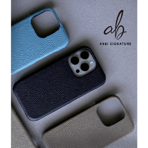 ABBI SIGNATURE iPhone 16 Pro用シュランケンカーフ MagSafe対応バックカバー セルリアンブルー ABS27305I16PR-イメージ14