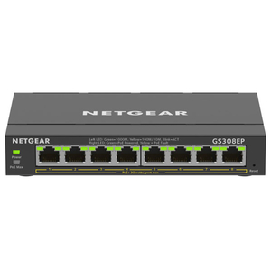 NETGEAR POE+対応(62W)ギガビット8ポート アンマネージプラススイッチ GS308EPシリーズ GS308EP-100JPS-イメージ3