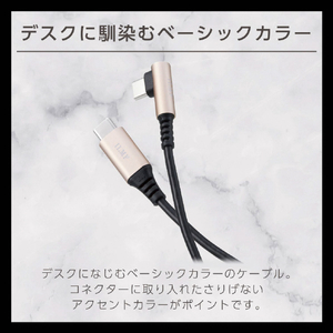 エレコム ILMF Hi-Speed USBケーブル(USB Type-C - USB Type-C/認証品/L) ブラック U2C-CCL20NBK-IL-イメージ4