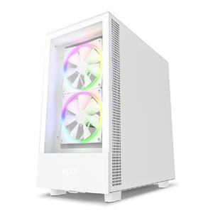 NZXT プレミアム ミドルタワー型PCケース ホワイト CC-H51EW-01-イメージ1