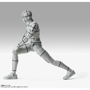 バンダイスピリッツ S．H．Figuarts ボディくん -スポーツ- Edition -ワイヤーフレーム-(Gray Color Ver．) SHFﾎﾞﾃﾞｲｸﾝｽﾎﾟ-ﾂﾜｲﾔ-FGRAY-イメージ7