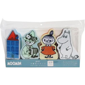 オカトー MOOMIN 不織布スポンジ 4個セット FC974NM-イメージ1