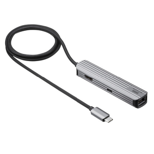 サンワサプライ USB Type-Cマルチ変換アダプタ(HDMI+LAN付) USB-3TCHLP7S-1-イメージ1