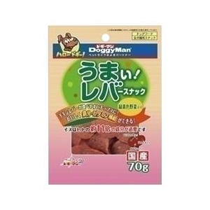 ドギーマンハヤシ うまい！レバースナック 緑黄色野菜入り 70g ｳﾏｲﾚﾊﾞ-ｽﾅﾂｸﾔｻｲｲﾘ70G-イメージ1