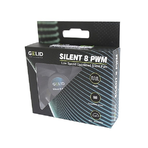 GELID SILENT 8 PWM 静音80mmファン PWM対応モデル ブラック FN-PX08-21-イメージ6