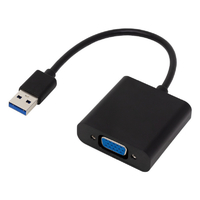 アイネックス USB3．0-VGA変換アダプタ15cm AMC-USBVGA