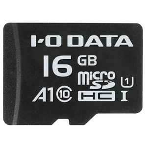 I・Oデータ A1/UHS-I UHS スピードクラス1対応microSDメモリーカード (16GB) MSDA1シリーズ MSDA1-16G-イメージ1