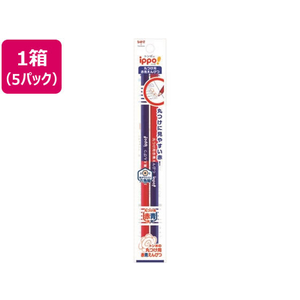 トンボ鉛筆 ippo!丸つけ用赤青えんぴつ 2本入×5パック FCS6632-BCA-261-イメージ1