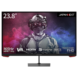 JAPANNEXT 23．8型ゲーミング液晶ディスプレイ JN-VG238FHD165-イメージ1