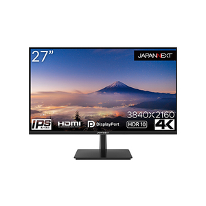 JAPANNEXT 27型液晶ディスプレイ ブラック JN-IPS2706UHDR-イメージ1