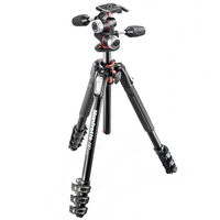 Manfrotto 190プロアルミニウム三脚4段 +RC2付3ウェイ雲台キット MK190XPRO4-3W