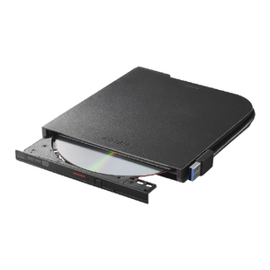 BUFFALO USB3．2(Gen1)ポータブルDVD Type-C/再生・書込みソフト添付 ブラック DVSM-PTC8U3-BKB-イメージ4