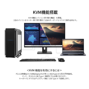 JAPANNEXT 28型液晶ディスプレイ ブラック JN-IPS282UHDR-C65W-イメージ8