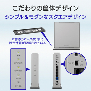 I・Oデータ Wi-Fi 6 1Gbps対応ルーター WN-DAX3000GR-イメージ8