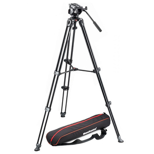 Manfrotto ビデオキットツイン3段アルミ MSタイプ MVK500AM-イメージ1