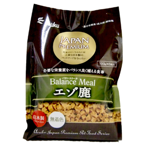 アスク ジャパンプレミアム Balance Meal エゾ鹿 600g(100g×6袋) JPﾊﾞﾗﾝｽﾐ-ﾙｴｿﾞｼｶ600G-イメージ1