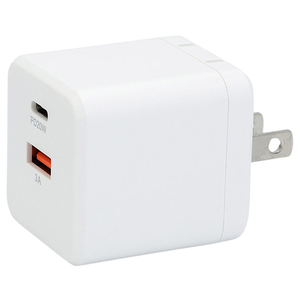 STAR LIGHT USB充電器 パワーデリバリーPD20W 白 SK-CH1A1CPD20WH-イメージ1