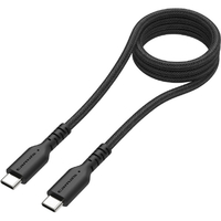 多摩電子工業 USB-C to C マグネットケーブル(1．0m) ブラック TH321CC10K