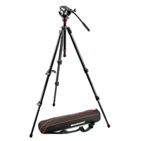 Manfrotto ビデオキットシングル3段 MDEVEマグファイバー MVH500AH755CX3