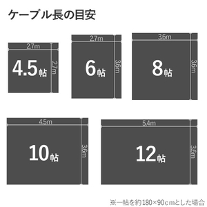 エレコム Gigabit やわらかLANケーブル(Cat6準拠)(10m) ブラック LD-GPY/BK10-イメージ3