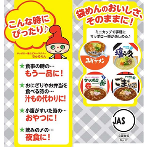 サンヨー食品 サッポロ一番 ミニどんぶり バラエティーパック4食入 6袋 FCC7634-イメージ3