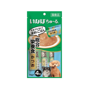 いなば ちゅーる 総合栄養食 かつお 14g×4本 FC109NN-イメージ1