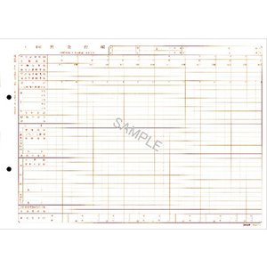 日本法令 賃金台帳(A4常用1年分) 20枚 F858104-イメージ2