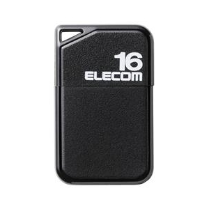 エレコム 小型USB2．0メモリ(16GB) ブラック MF-SU2B16GBK-イメージ2