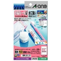 エーワン インクジェット用ホワイトフィルムラベル(はがきサイズ、22面) はがきサイズのプリンタラベル A-ONE.29336