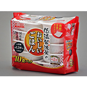 アイリスオーヤマ 低温製法米の国産米100% 180g×10食 FC312PK-310325-イメージ1