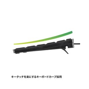 サンワサプライ USBスリムキーボード ブラック SKB-SL17BKN-イメージ3