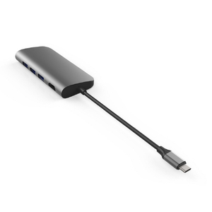 HYPER HyperDrive Power 9in1 USB-C Hub HP-HD30FGRAY-イメージ2