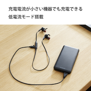 エレコム USB PD20Wモバイルバッテリー(10000mAh/USB PD準拠/C×1+A×1) ブラック EC-C03BK-イメージ7