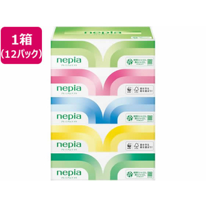 ネピア プレミアムソフトティッシュ 180組5個×12パック FCV2189-イメージ1