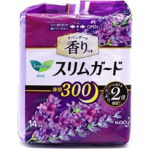 KAO ロリエ スリムガード ラベンダーの香り 多い夜用300 14コ FCC1005-イメージ6