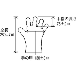 ファーストレイト CPEグローブ クリアー S 100枚 F043923-FR-860-イメージ2