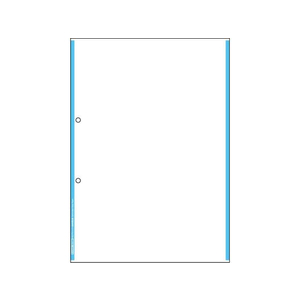 ヒサゴ マルチプリンタ帳票複写 A4 ブルーライン2穴 100 FC057NT-FSCF2200-イメージ2