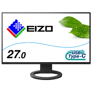 EIZO 27．0型液晶ディスプレイ FlexScan ブラック EV2781-BK-イメージ1